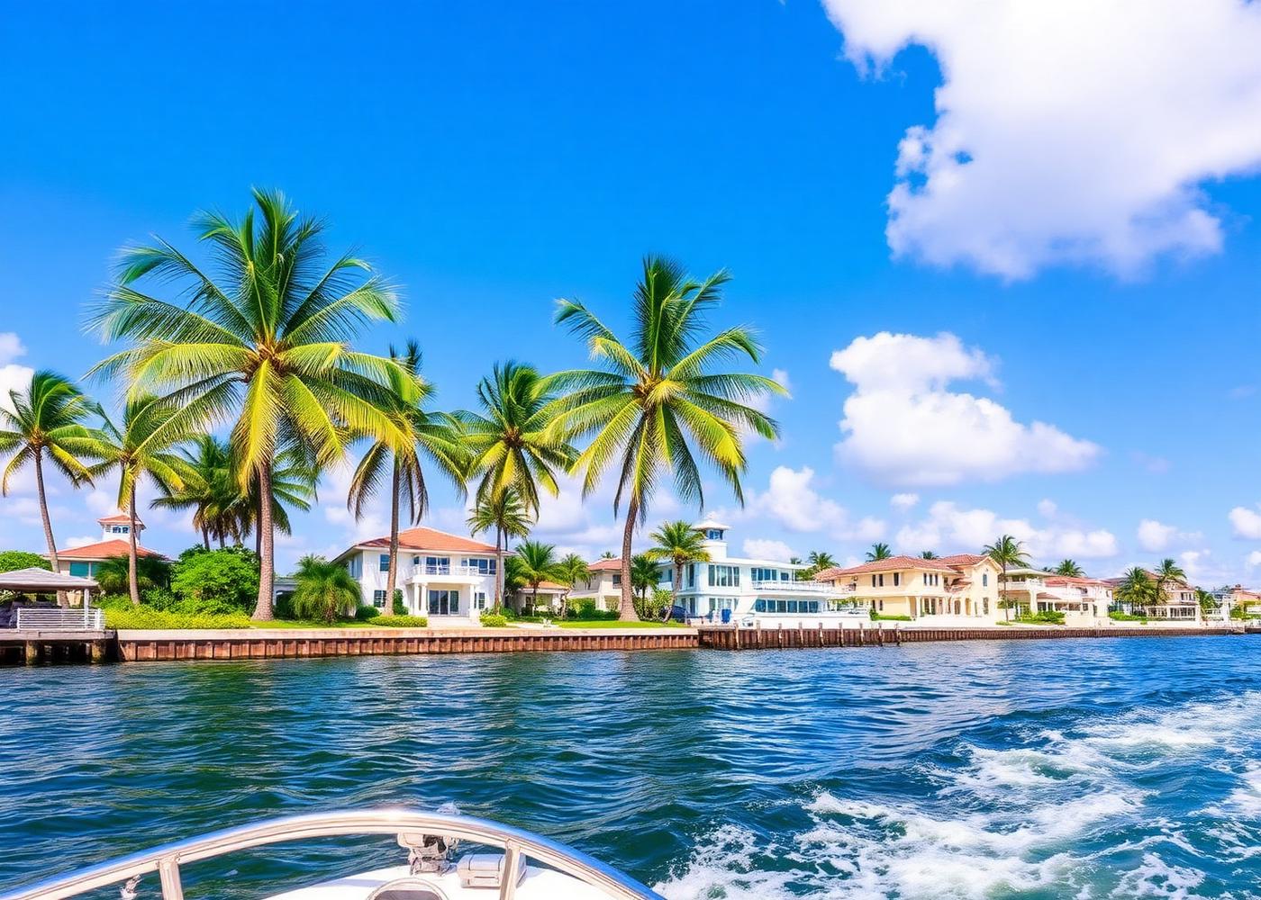 Palm Beach waterfront mansions